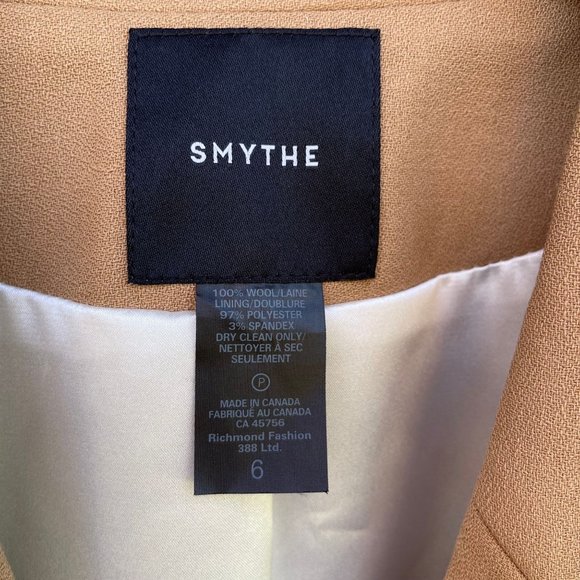 Smythe Classic Duchess Blazer in Camel - Picture 8 of 9